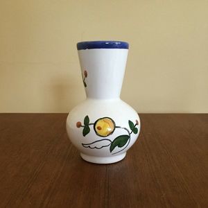 Small Hand-Painted Ceramic Flower Vase